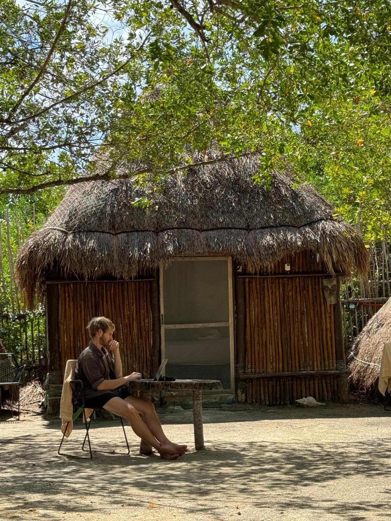 La Aldea Holbox Cabanas Y Camping Luaran gambar